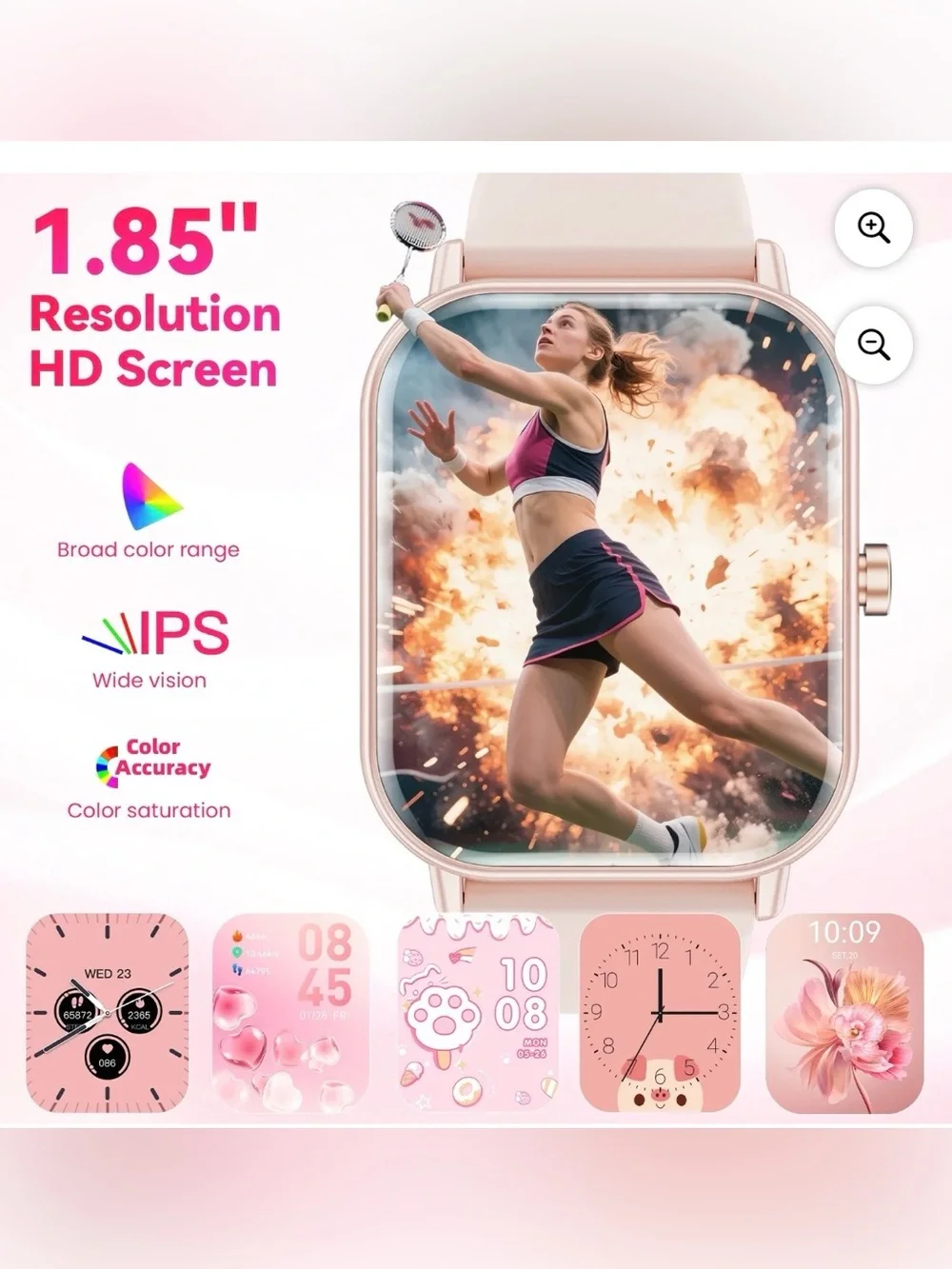 New set of 2 smart Watches Men and Women. firm price